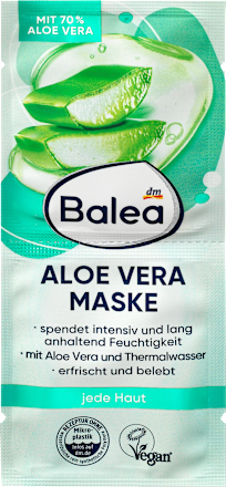 Balea Gesichtsmaske Aloe Vera (2x8 ml), 16 ml