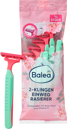 Balea Einwegrasierer 2-Klingen, 10 St