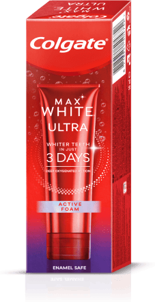 Colgate Max White Ultra Active Foam Whitening Toothpaste 75ml - Dunnes  Stores
