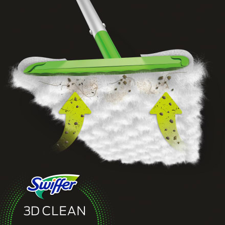  Smivyhp 8 Stück Tücher Wiederverwendbare für Swiffer Sweeper Mop,  Trockene Bodentücher Feuchte Bodentücher mit Hoher Wasser Schmutzaufnahme  für Swiffer Staubmagnet Nachfüllpack