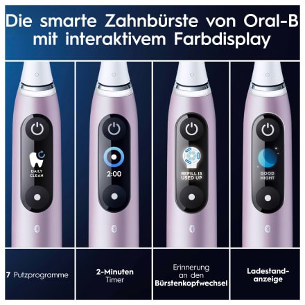 Oral-B Elektrische Zahnbürste iO Series 9 Rose Quartz, 1 St dauerhaft  günstig online kaufen
