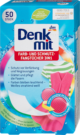 Denkmit 3in1 Farb- und Schmutzfangtücher, 50 St