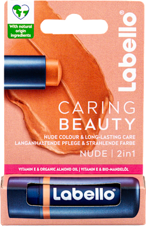 Labello Lippenpflege Stift 2in1 Caring Beauty Nude, 4,8 g | dm.at
