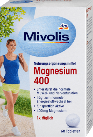 Mivolis Magnesium 400, 60 Tabletten, 54 g