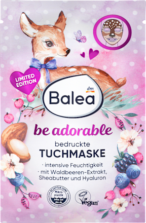 Balea Tuchmaske Reh bedruckt, 1 St
