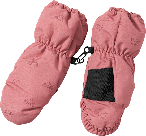 PUSBLUHandschuhe mit Regenbogen-Muster, rosa, Gr. 1, 1 St