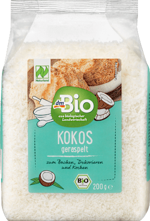 dmBio Kokos geraspelt, 200 g