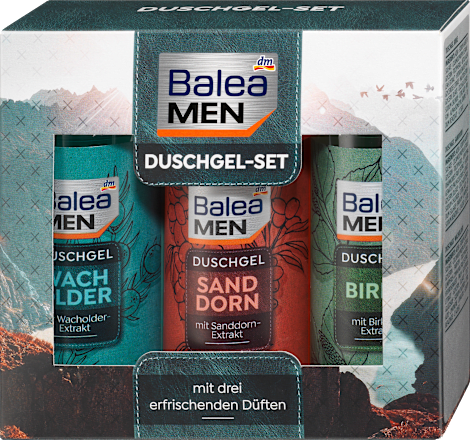 Balea MEN Geschenkset Duschgel 3tlg, 1 St