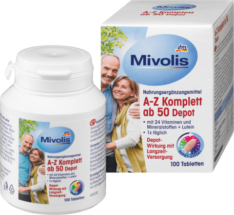 Mivolis A-Z Komplett Depot ab 50, Tabletten, 100 St, 150 g