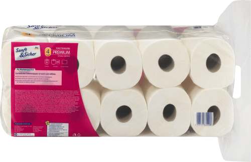 Sanft&Sicher Toilettenpapier Premium online kaufen St dauerhaft günstig 20 4-lagig Blatt), (20x200