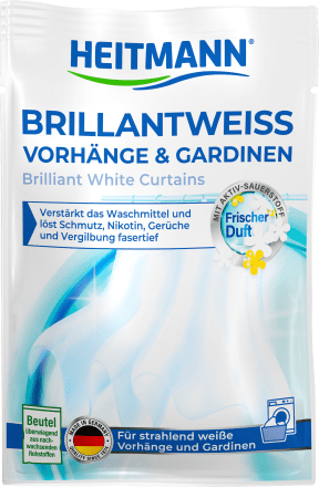 HeitmannWaschmittel Brillantweiß Vorhänge & Gardinen, 50 g