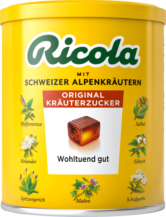 RicolaBonbon, Kräuter Original, schweizer Kräuterzucker, 250 g