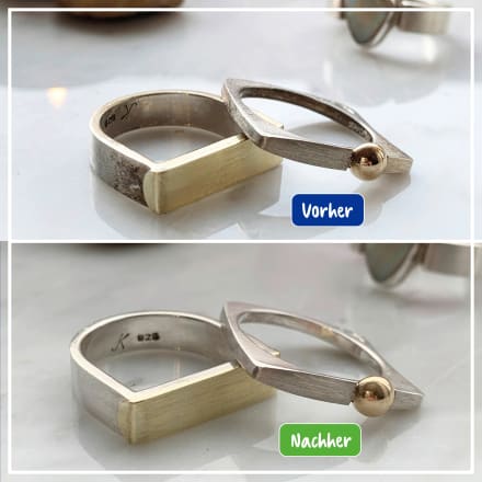 Silberputztuch Pflegetuch Silber Gold Kette Ring Modeschmuck