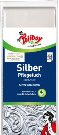 PoliboySilber Pflege, Tuch für Silber & Gold, 1 St