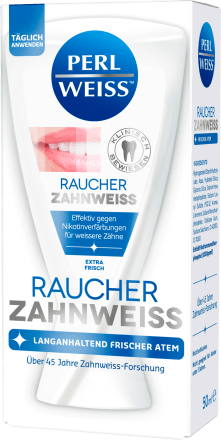 PerlweissZahnpasta Raucher-Zahnweiss, 50 ml