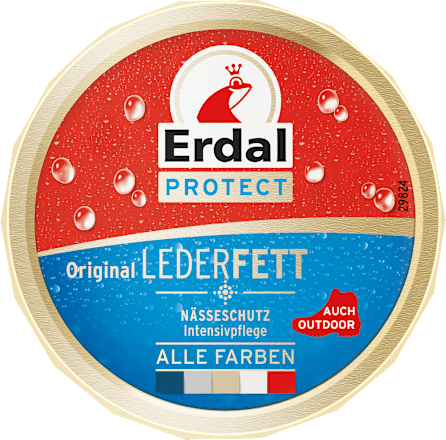 ErdalSchuhpflege Protect Original Lederfett farblos, 150 ml