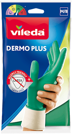 ViledaHaushaltshandschuhe Dermo Plus Größe M (1 Paar), 2 St
