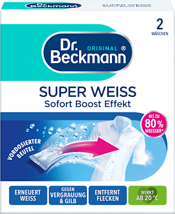 Dr. BeckmannWäsche Weiß super im Beutel, 80 g