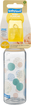 Nip Babyflasche 250ml PP | Anatomisch Latex Sauger Anti-Kolik M