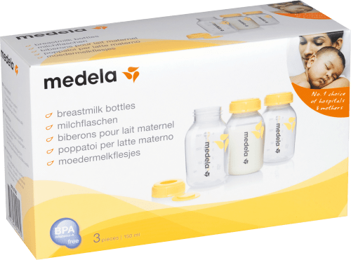 Medela Flaschenset für Muttermilch (je 150ml), 3 St dauerhaft günstig  online kaufen