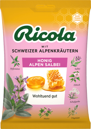 RicolaBonbon, Honig, Alpen-Salbei, 75 g