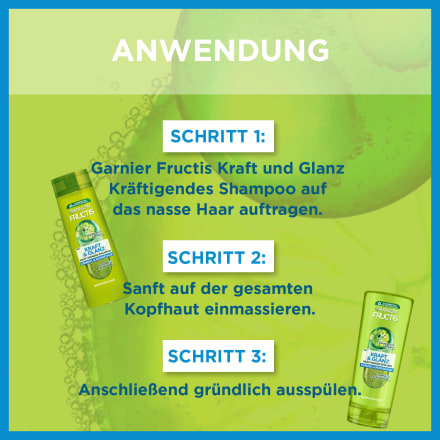 GARNIER FRUCTIS Shampoo Kraft & Glanz, 300 ml dauerhaft günstig online  kaufen
