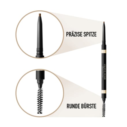 Max Factor Brow Augenbrauenstift In Soft Brown – Abgeschrägt Für Natürliche & Definierte Brauen | Mit Pinsel-Applikator