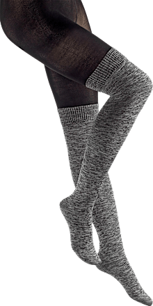 Overknee strumpfhose grau clearance