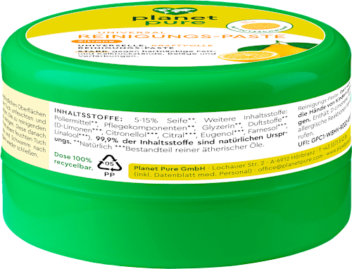 Planet PureReinigungspaste universal Zitrone, 300 g