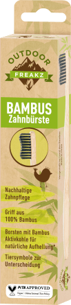 Outdoor FreakzZahnbürste Bambus mittel, 1 St