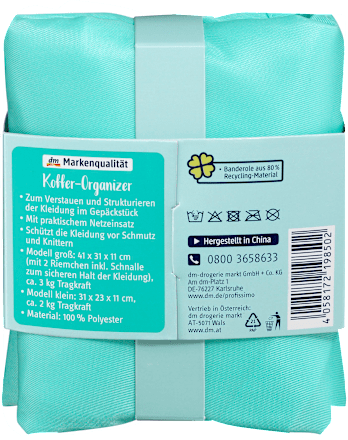 Koffer organizer set dm Clearance