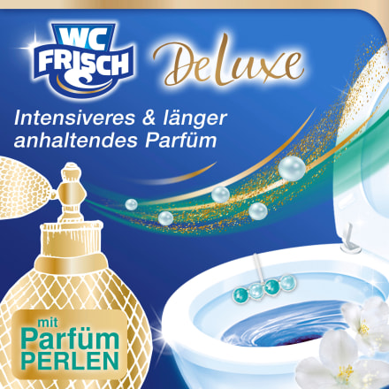 WC Frisch Duftspüler Lovely Jasmine Deluxe Premium Parfüm für die Toilette
