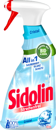 SidolinGlasreiniger Cristal 3in1, 500 ml
