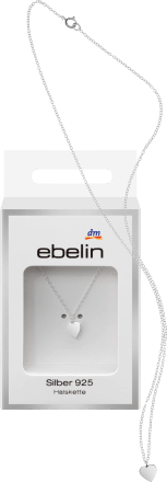 ebelinHalskette 925 Silber Herz-Anhänger, 1 St