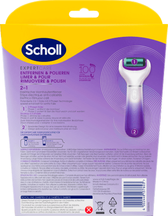 online Hornhautentferner 1 St Expert Care dauerhaft Elektrischer lila, kaufen Scholl günstig