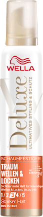 WELLA DeluxeSchaumfestiger Traum Wellen & Locken, Starker Halt, 200 ml