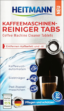 HeitmannKaffeemaschinenreiniger Tabs, 20 g