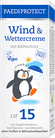 PAEDIPROTECT Wind & Wetter Creme LSF 15, 30 ml