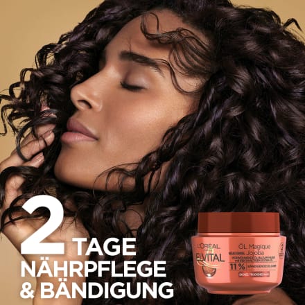 L'Oréal Paris Elvital Öl Magique Jojoba Intensivkur – 300 Ml, Mit Jojoba-Öl Für Geschmeidiges Haar