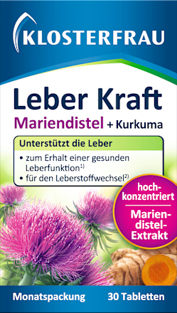 KlosterfrauLeber Kraft (30 Tabletten), 21,1 gNahrungsergänzungsmittel
