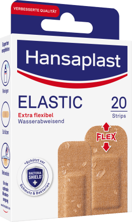 Hansaplast Elastic Fingerstrips Pflaster (16 Strips), extra lange  Wundpflaster speziell für Wunden an den Fingern, flexible und atmungsaktive