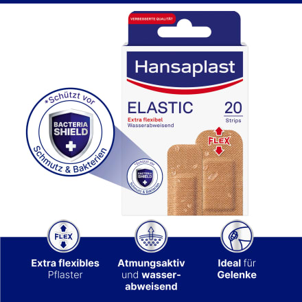 Hansaplast Elastic Fingerstrips Pflaster (100 Strips), extra lange