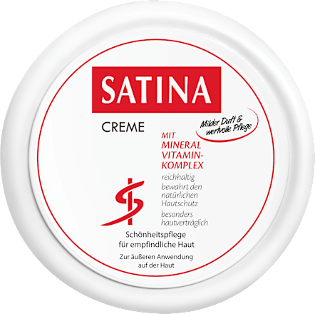 SatinaGesichtscreme pflegend, 150 ml