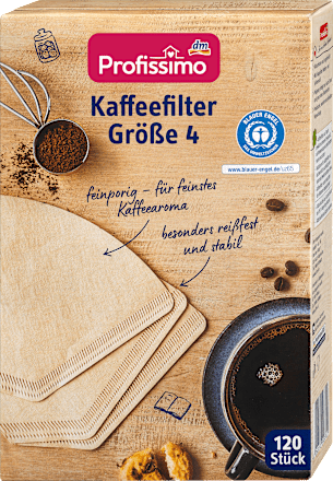 Profissimo Kaffeefilter Größe 4, 120 St