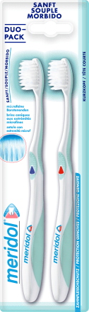 meridolZahnbürste Zahnfleischschutz sanft (Doppelpack), 2 St