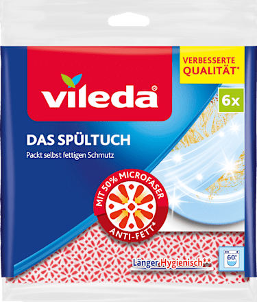 ViledaSpültuch Anti-Fett, 6 St