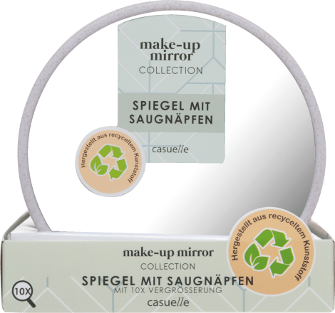 casuelle Spiegel rund Rezyklat mit Saugnäpfen 10xVergrößerung, 1 St  dauerhaft günstig online kaufen