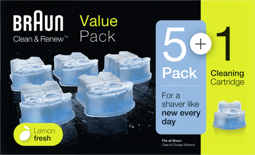 Braun Clean&Renew Reinigungskartusche 6+2 (8er-Pack) (limitierte