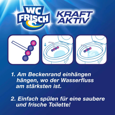 WC-Frisch WC-Stein Kraft Aktiv Blütenfrische, 2 St dauerhaft günstig online  kaufen