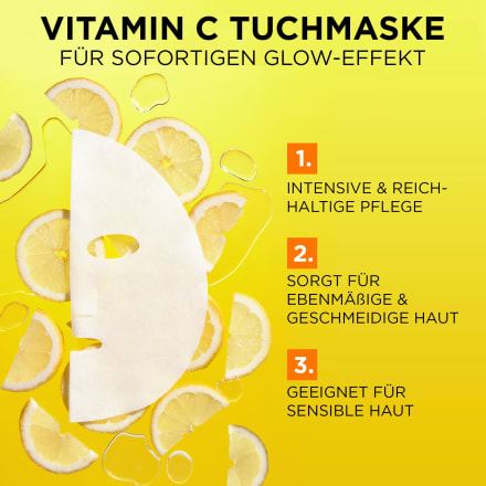 C, Skin Active Garnier online Vitamin günstig g kaufen 28 dauerhaft Tuchmaske